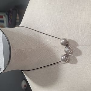 Silpada leather & silver necklace